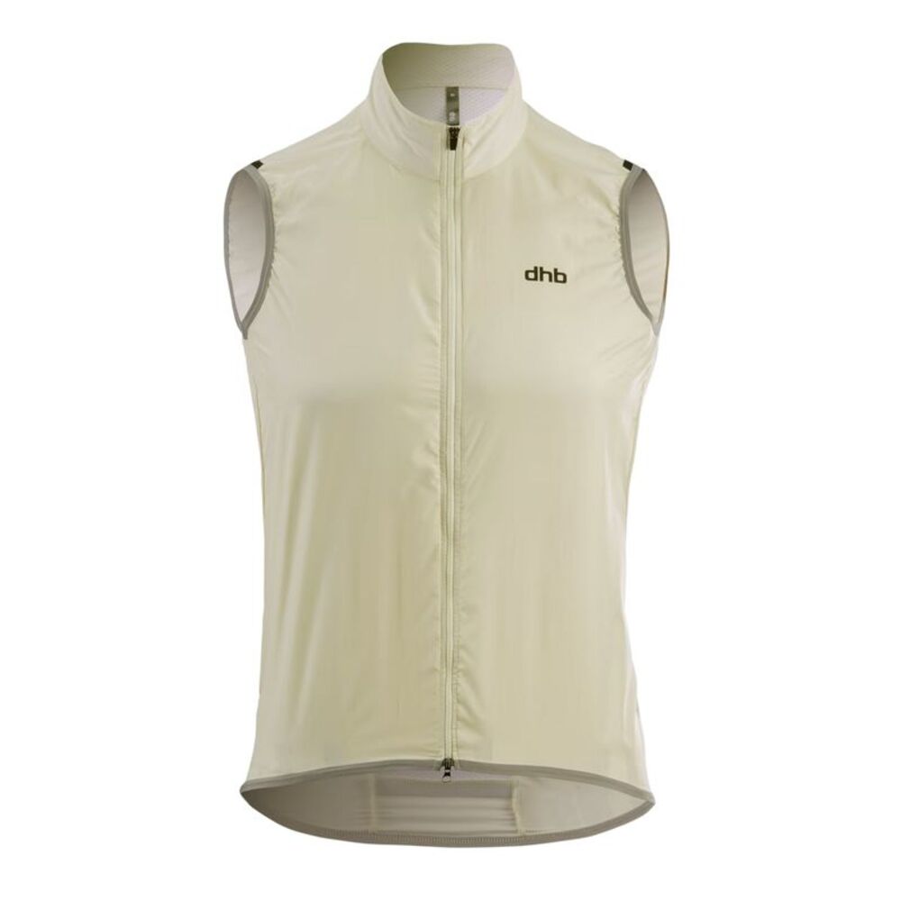 dhb Mens Blok Lightweight Fitted Vest / Cream